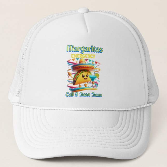 Casquette Fiesta de Sizzling : Margaritas Urgence (Devant)