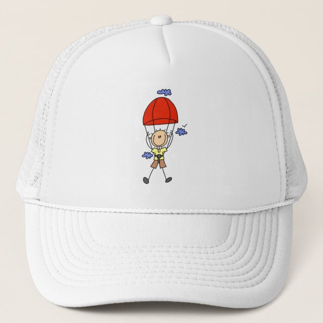 Casquette Figure Bâton Plongée dans le Ciel (Devant)