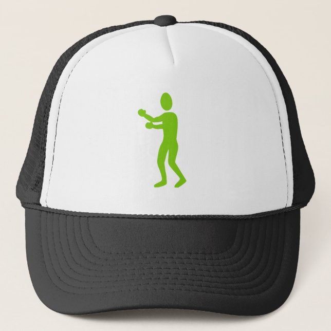Casquette Figure de boxe - Martian Green (Devant)