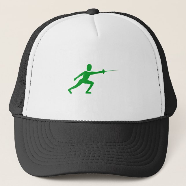 Casquette Figure de clôture - Vert d'herbe (Devant)