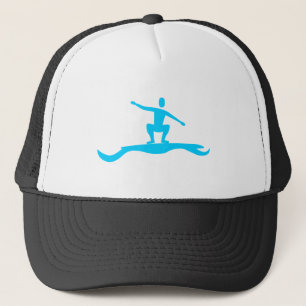 Casquette Figure de surf - bleu ciel