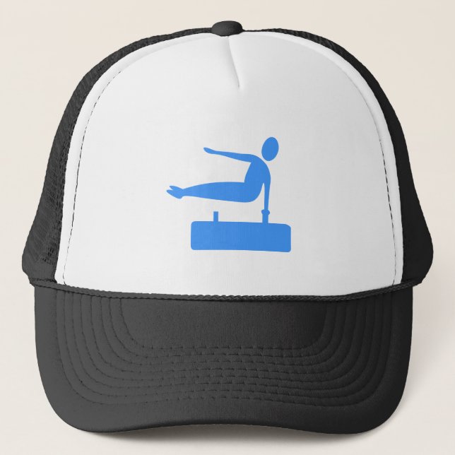 Casquette Figure de voûte - Bleu bébé (Devant)