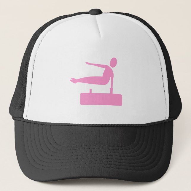 Casquette Figure de voûte - rose (Devant)