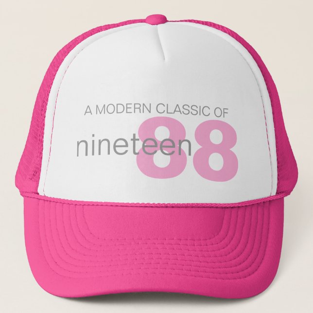 Casquette fille âge classique moderne / année de n (Devant)