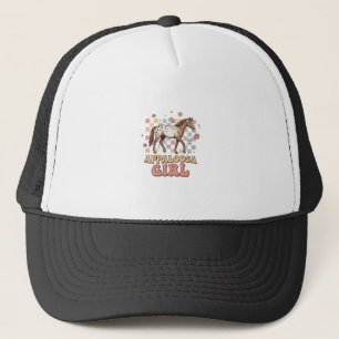 Casquette Fille Appaloosa Vintage Cheval Occidental T-Shirt 