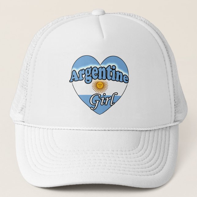Casquette Fille argentine (Devant)