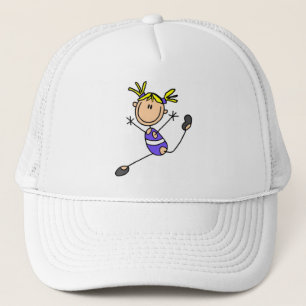 Casquette Fille blonde Tshirts et cadeaux de gymnastique