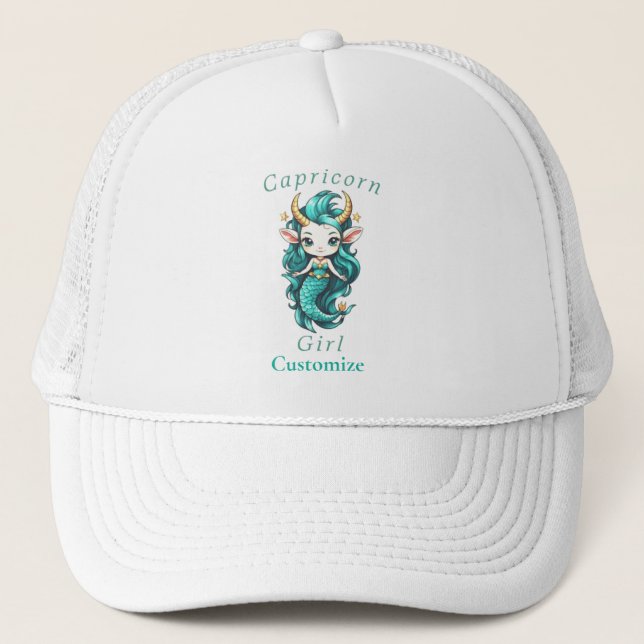 Casquette Fille Capricorne Sirène Thunder_Cove (Devant)