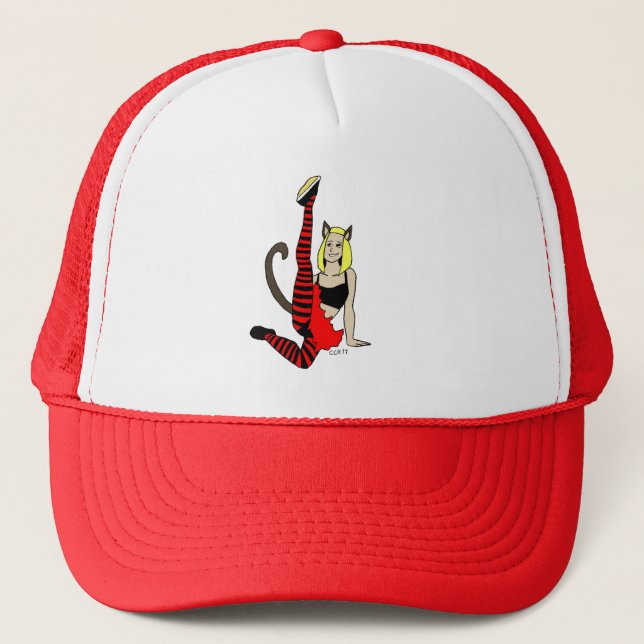 Casquette fille chat  (Devant)