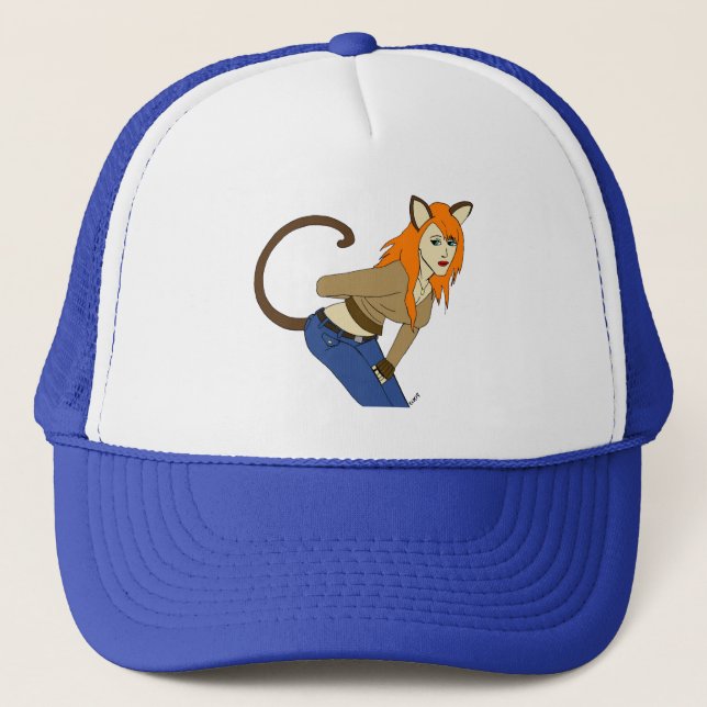 Casquette fille chat  (Devant)