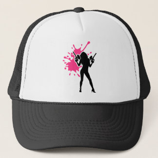 Casquette Fille de femme d'éclaboussure de Paintball
