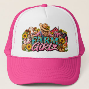 Casquette Fille de la ferme Country Western Farmhouse