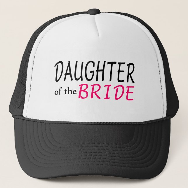 Casquette Fille de la jeune mariée (Devant)
