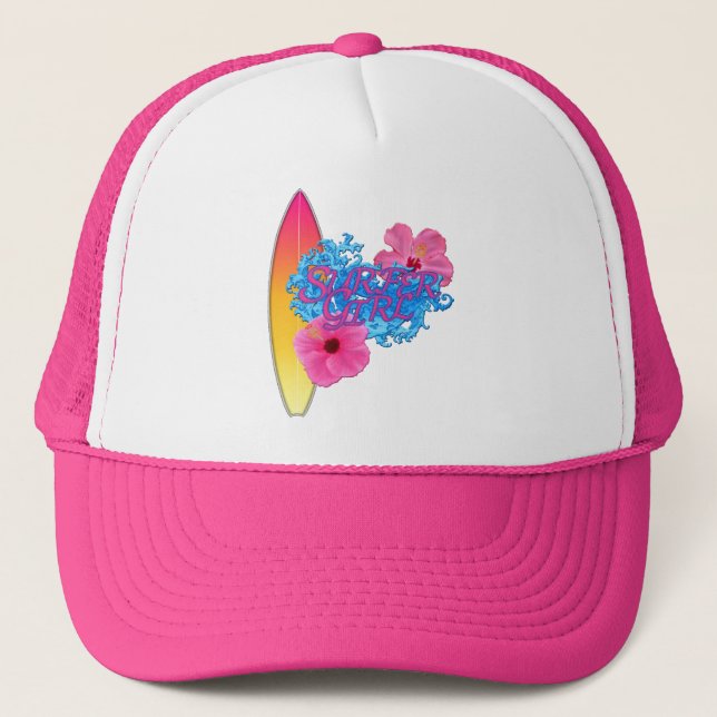 Casquette Fille de surfer (Devant)