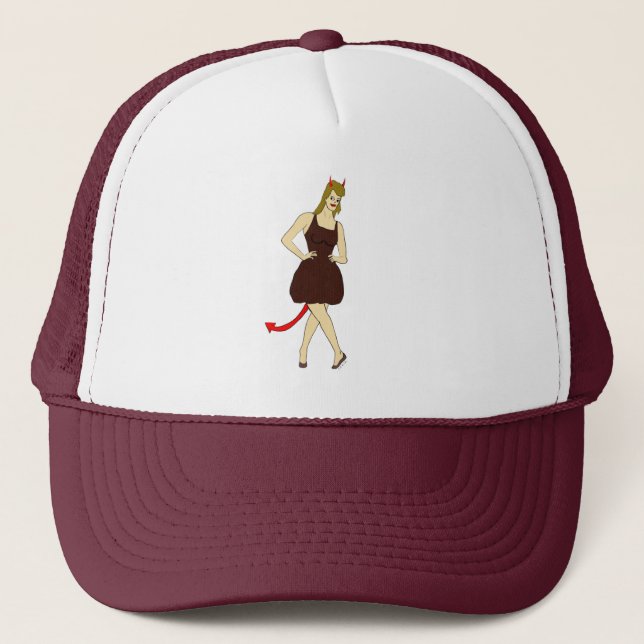 Casquette fille du diable     (Devant)