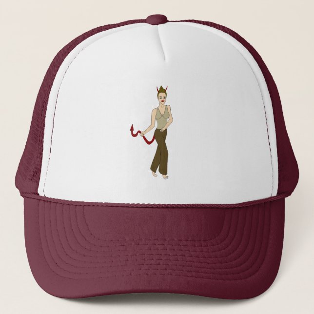 Casquette fille du diable    (Devant)