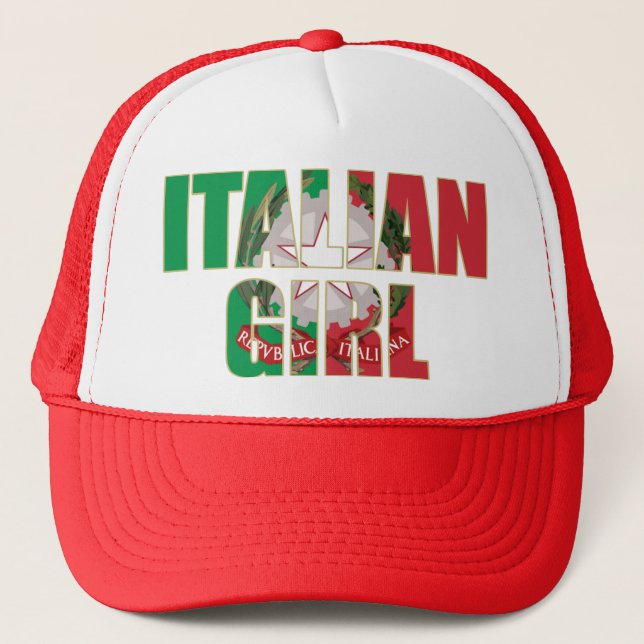 Casquette Fille italienne (Devant)