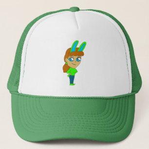 Casquette fille lapin chibi