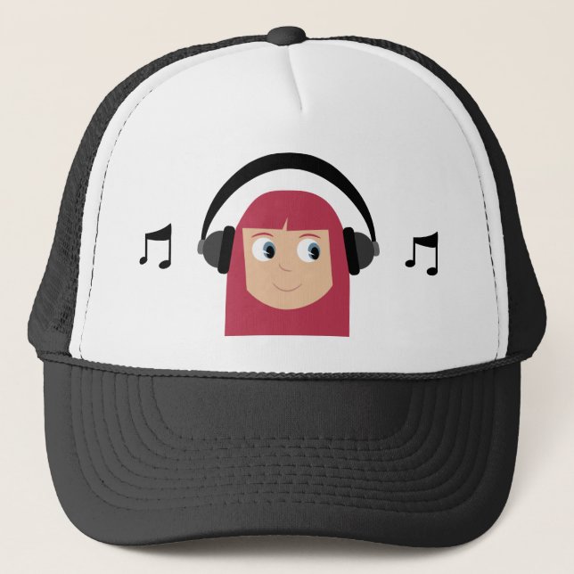 Casquette Fille mignonne de geai de Dee de bande dessinée (Devant)