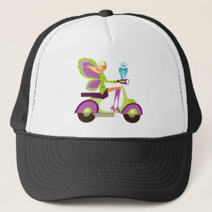 Casquette Fille mignonne de scooter de fée de dent de cadea