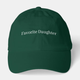 Casquette Fille Préférée Personnalisée
