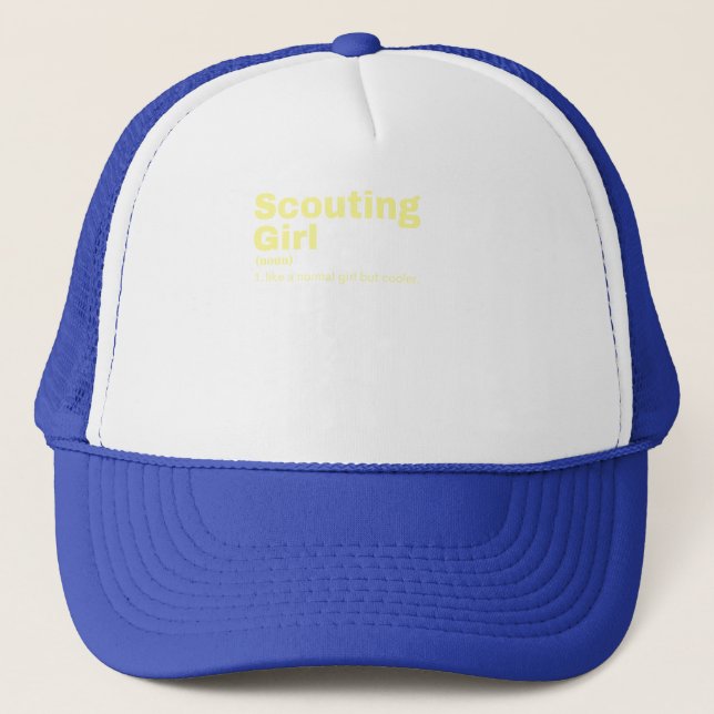 Casquette Fille - Scoutisme (Devant)
