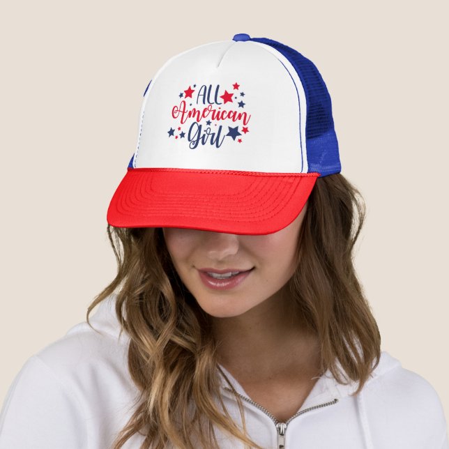 Casquette Fille toute-américaine (En situation)
