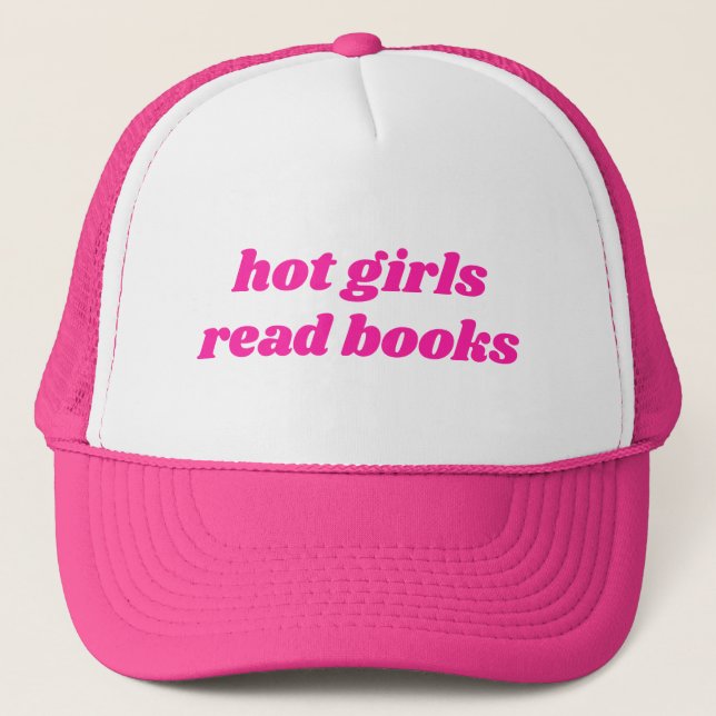 Casquette filles chaudes lire des livres (Devant)