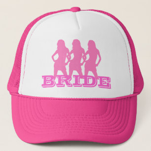 Casquette Filles dansantes roses, mariée