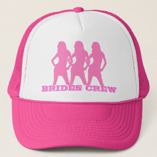 Casquette Filles de danse roses, équipage de jeunes mariée