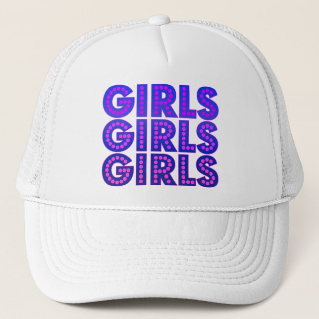 Casquette Filles Filles Filles Graphique (Devant)