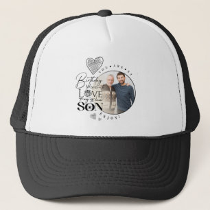 Casquette Fils moderne , petit-fils Anniversaire Typographie