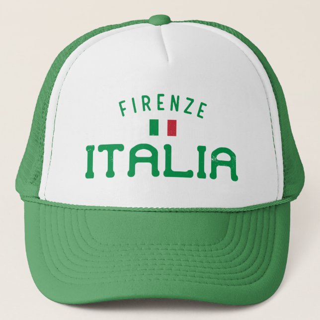 Casquette Firenze Italia en état de détresse (Florence Itali (Devant)