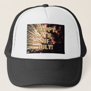 Casquette Fireworks 11 chapeau 4 juillet camionneur
