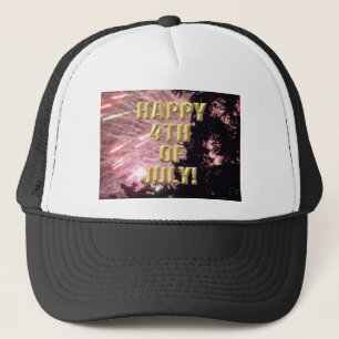 Casquette Fireworks 17 chapeau 4 juillet camionneur