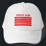 CASQUETTE FIRST AID<br><div class="desc">FIRST AID HAT</div>