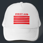 CASQUETTE FIRST AID<br><div class="desc">FIRST AID HAT</div>