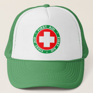 Casquette First Aid - Medic (Cross) - Ambulance, Help