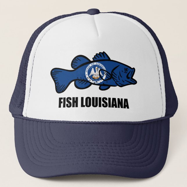 Casquette Fish Louisiana (Devant)