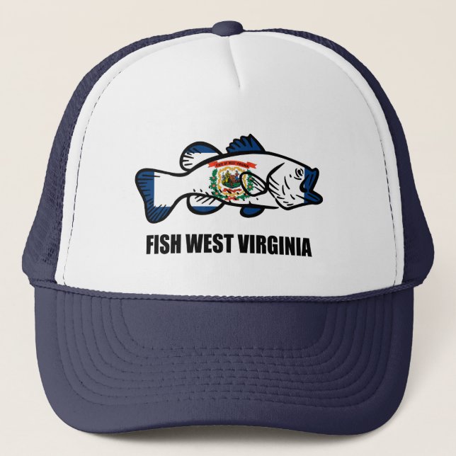 Casquette Fish West Virginia (Devant)