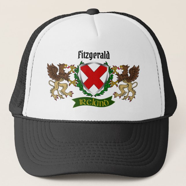 Casquette Fitzgerald Irish Shield Personnalisé (Devant)