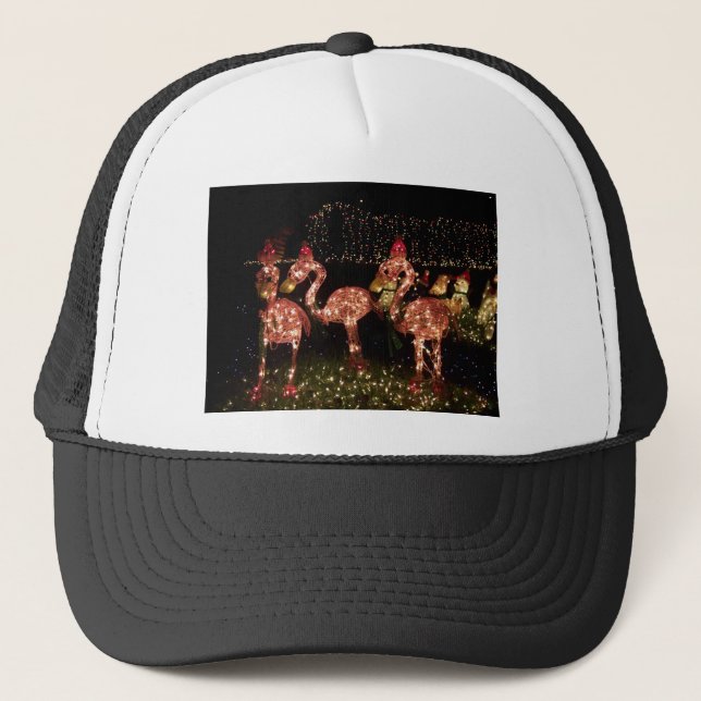 Casquette Flamant rose rose (Devant)