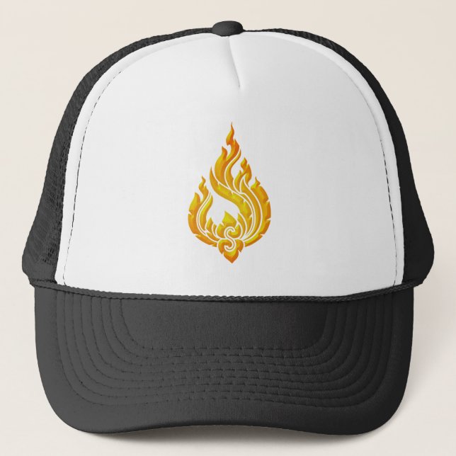 Casquette Flammes de Granok (Devant)