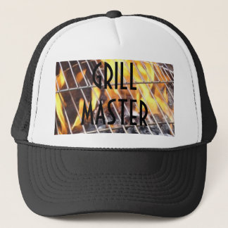 Casquette Flammes sur un gril, GRILLMASTER