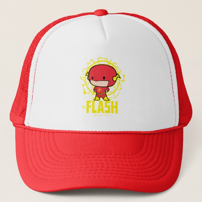 Casquette Flash Chibi Avec Électricité (Devant)