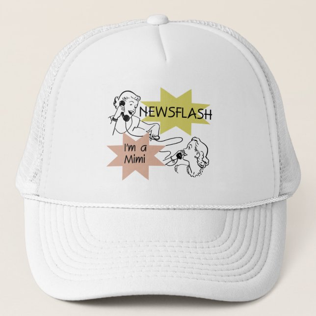 Casquette Flash d'information je suis les T-shirts un Mimi (Devant)