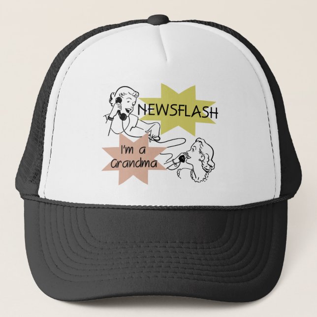 Casquette Flash d'information je suis T-shirts et cadeaux (Devant)