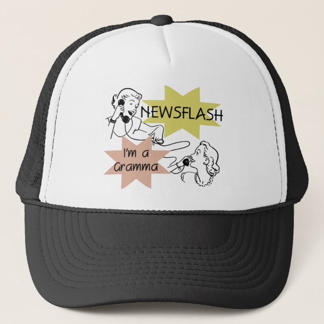 Casquette Flash d'information je suis T-shirts et cadeaux (Devant)