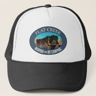 Casquette Flat Creek Marina and RV Camping Trucker Hat
