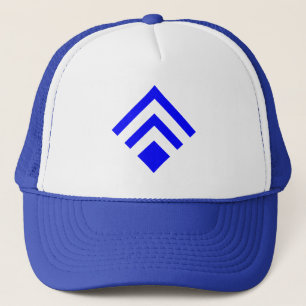 Casquette Flèche géométrique 02 - Bleu